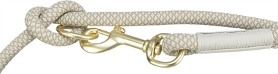 Trixie Soft Rope Hondenriem Verstelbaar 200x1 cm Grijs/Lichtgrijs