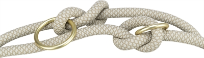 Trixie Soft Rope Hondenriem Verstelbaar 200x1 cm Grijs/Lichtgrijs
