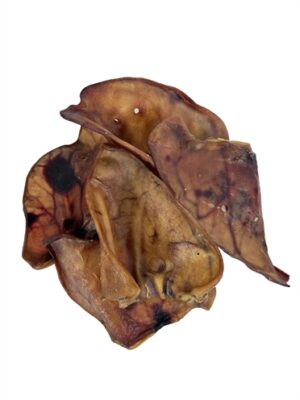 Petsnack Zeugenoren XL 50 ST - Gedroogde varkensoren voor honden