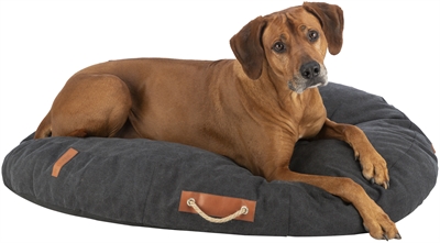 Trixie Be Nordic Hondenkussen Fohr Ovaal Zwart 100x70 cm — Comfortabele plek voor je hond
