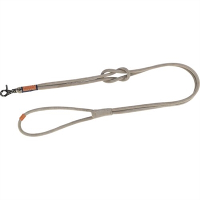 Trixie Be Nordic Hondenriem Leer Grijs 120x0,8 cm