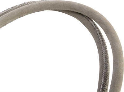 Trixie Be Nordic Hondenriem Leer Grijs 120x0,8 cm