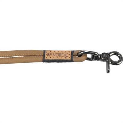 Trixie Be Nordic Hondenriem Leer Bruin 120x0,8 cm
