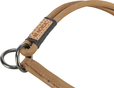 Trixie Be Nordic Half-Slip Halsband Hond Leer Bruin 60x1 cm