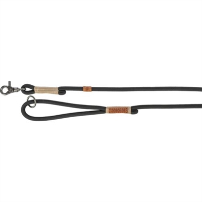 Trixie Be Nordic Hondenriem Zwart/Zand 100x1,3 cm
