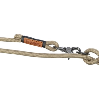 Trixie Be Nordic Verstelbare Hondenriem Zand/Zwart 200x1,3 cm