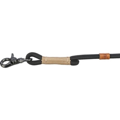 Trixie Be Nordic Verstelbare Hondenriem Zwart/Zand 200x1,3 cm