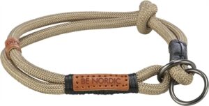 Trixie Be Nordic Half-slip Halsband Hond Zand/Zwart 40x0,8 CM