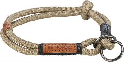 Trixie Be Nordic Halsband Hond Half-slip Zand / Zwart 40x0,8 CM
