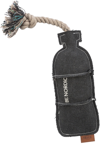 Trixie Be Nordic Hondenspeelgoed Fles Aan Touw Stof 37 CM 3 ST