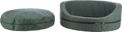 Trixie Hondenmand Citystyle Ovaal Donkergroen 80x65x24 cm — Comfortabele rustplek voor je hond