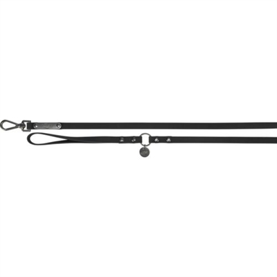 Trixie Citystyle Hondenriem PVC Zwart 100x2 cm