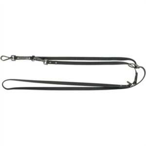 Trixie Citystyle Verstelbare Hondenriem PVC Zwart 200x1,3 cm