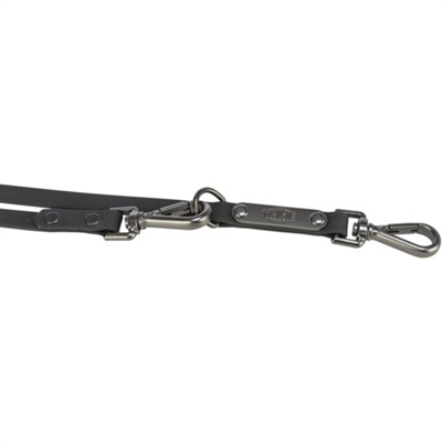 Trixie Citystyle Verstelbare Hondenriem PVC Zwart 200x1,3 cm