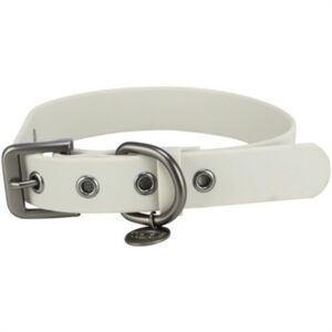 Trixie Citystyle Halsband Hond PVC Lichtgrijs 35-42x2 cm