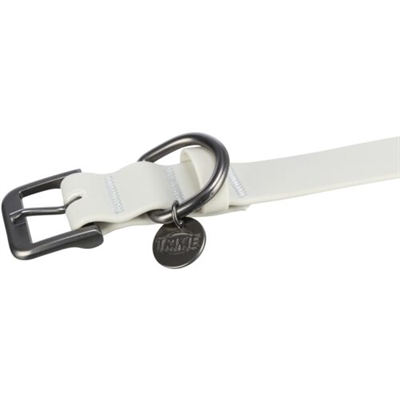 Trixie Citystyle Halsband Hond PVC Lichtgrijs 50-57x3 cm