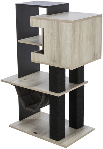 Trixie Citystyle Krabpaal Grijs/Zwart 98 cm
