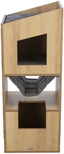 TRIXIE CITYSTYLE CAT TOWER BRUIN / GRIJS 105 CM