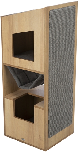 Trixie Citystyle Krabpaal Bruin/Grijs 105 cm