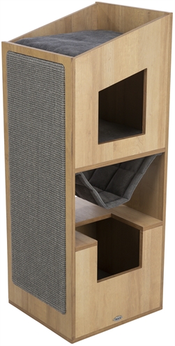 Trixie Citystyle Krabpaal Bruin/Grijs 105 cm