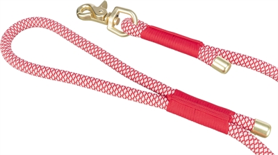 Trixie Soft Rope Hondenriem Rood/Creme 100x1 cm