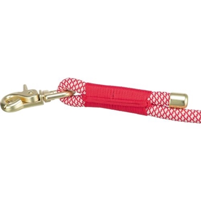 Trixie Soft Rope Hondenriem Verstelbaar Rood/Creme 200x1 cm