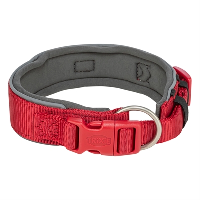 Trixie Halsband Hond Extra Breed Rood/Grafiet 33-42x3,5 cm