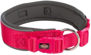 Trixie Halsband Hond Extra Breed Fuchsia/Grafiet 33-42x3,5 cm
