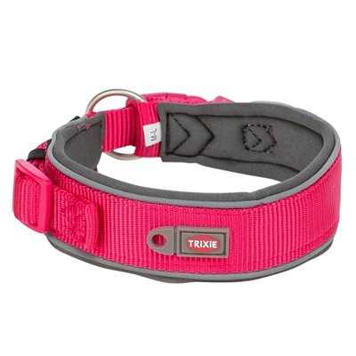 Trixie Halsband Hond Extra Breed Fuchsia/Grafiet 46-55x5 cm