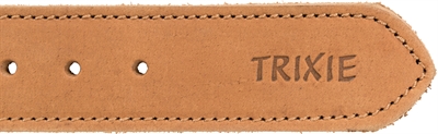 Trixie Halsband Vetleer Hond Heartbeat Bruin 34-40x3 cm