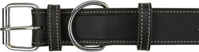 Trixie Halsband Hond Vetleer Heartbeat Zwart 34-40x3 cm