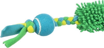 Trixie Bungee Tugger Hondenspeelgoed met Tennisbal 85 cm 2 st