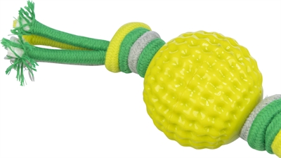 Trixie Hondenspeelgoed Bal met Touw 9x9x44 cm 3 st