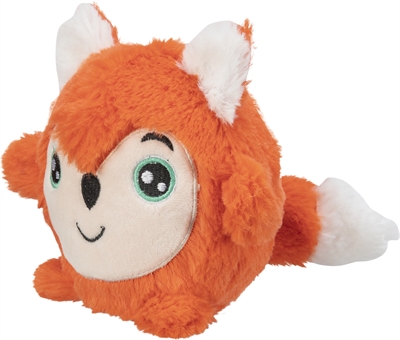 Trixie Hondenspeelgoed Vos Rond Pluche 11 cm - 2 stuks