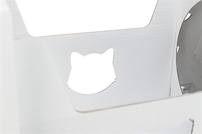 Trixie Kattenmeubel Casa Cara Karton Wit 93x30,5x72 cm