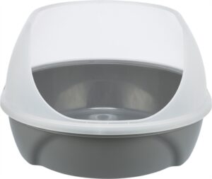 Trixie Kattenbak Simao Grijs 48x58x30 cm met Hoge Rand