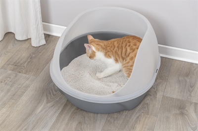 Trixie Kattenbak Simao Grijs 48x58x30 cm met Hoge Rand