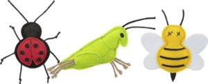 Trixie Kattenspeelgoed Insecten Vilt 11 cm 48 st met Catnip