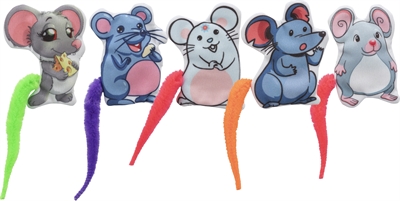 Trixie Kattenspeelgoed Muis Stof Met Catnip 7,5 CM 110 ST