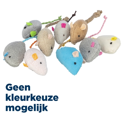 Trixie Kattenspeelgoed Muis Pluche Met Catnip 5 CM