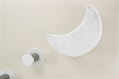 Trixie Katten Klimset Muur 4 Klimplekken Wit/Grijs 78x30x30 CM