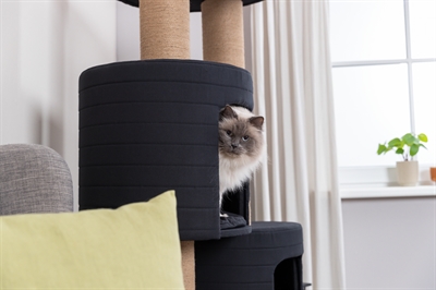 Trixie Krabpaal Teites Zwart 148 cm voor katten