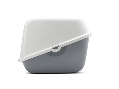 Savic Kattenbak Nestor Giant Wit/Lichtgrijs 75,5x56x55,5 CM