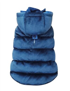 Croci Hondenjas Velveteen Gevoerd Blauw 50 cm