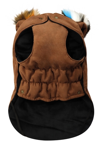 Croci Hondenjas Shearling Gevoerd Bruin 35 cm