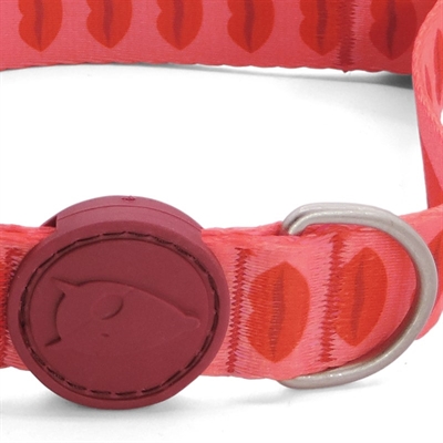 Morso Halsband Gerecycled Lipstick Roze 37-58 cm