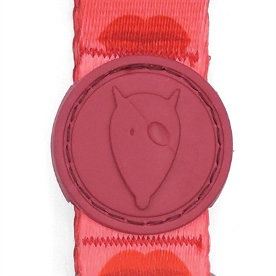 Morso Halsband Gerecycled Roze 43-70x2,5 cm