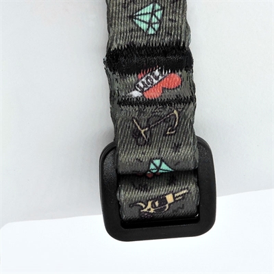 Morso Mini Hondentuig Groen 24-32x1,5 CM Verstelbaar Gerecycled