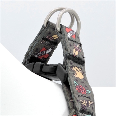 Morso Mini Hondentuig Groen 32-41x2,5 cm Verstelbaar Gerecycled