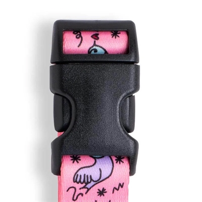 Morso Halsband Hond Gerecycled Roze 37-58x2,5 CM